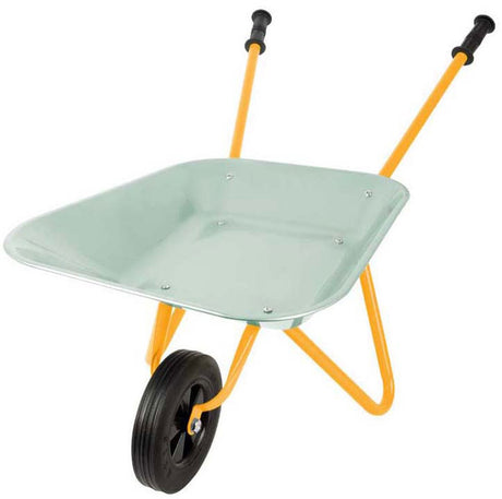 Kleiner Fuß – Schubkarre kleiner Garten