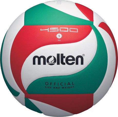 Molten v5m4500 Volleyball - rot grün | Größe: 5
