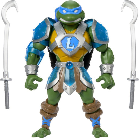 Mattel Motu x TMNT: Turtles of Grayskull Actionfigur Leonardo 14 cm Actionfigur