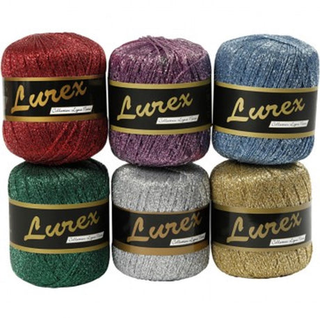 Kreativunternehmen https: www.cchobby.nl lurex-glitter-yarn-l-160-m-diverse-colours-6x25-gr-1-doos