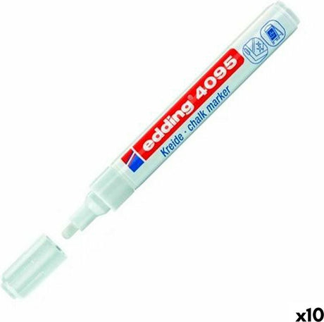Edding Kreidemarker 4095 rund weiß 2-3mm | 1 Stück | 10 Stück