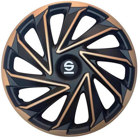 Sparco Radkappen Varese 14 Zoll Gold Schwarz - 4 Stück