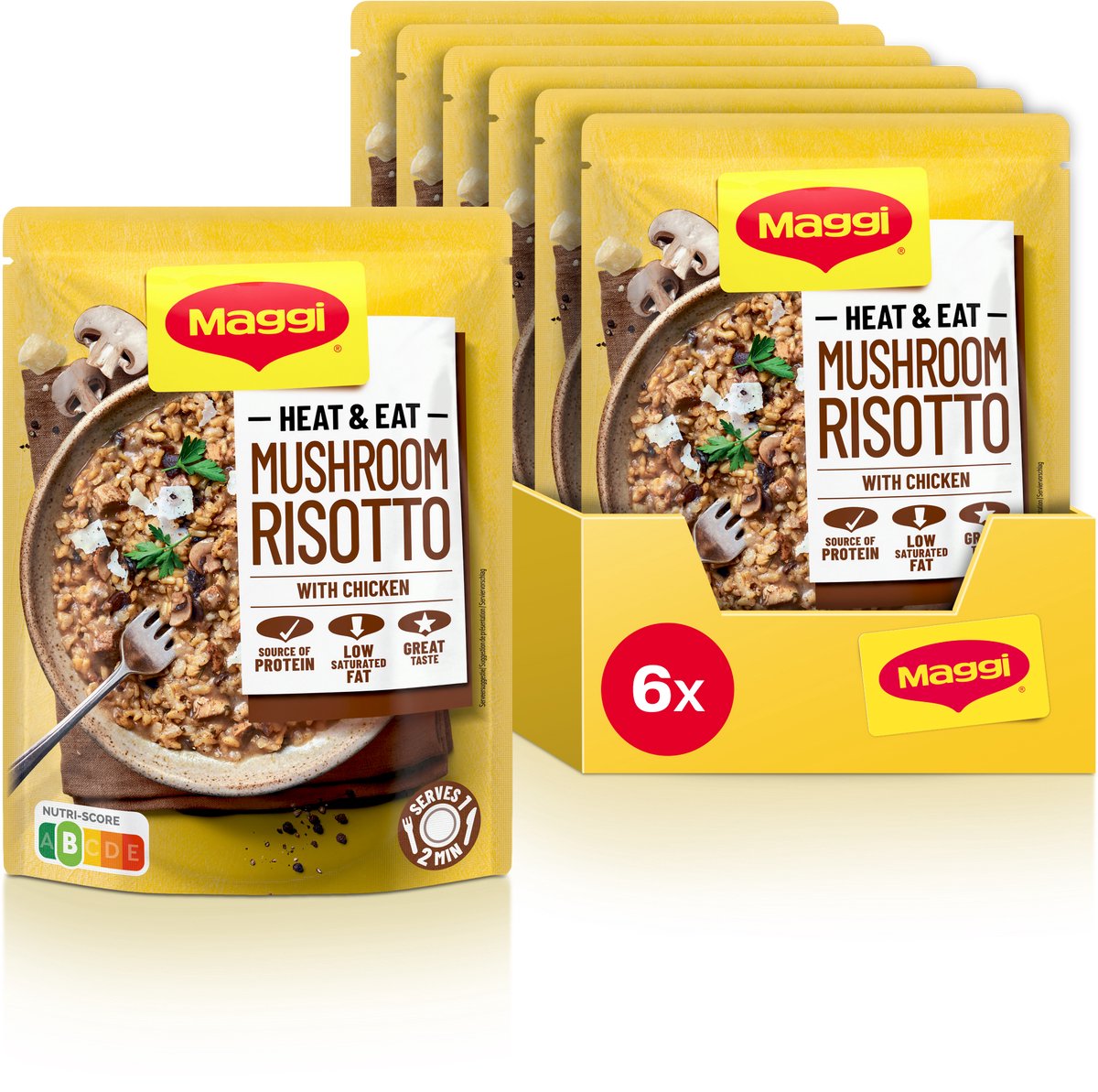 Maggi Heat Eat Risotto mit Pilzen 6x280g