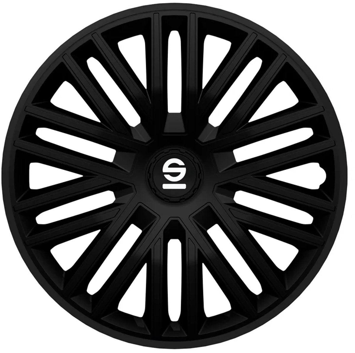 Sparco Hubcaps Bergamo 15 Zoll schwarz 4 Teile