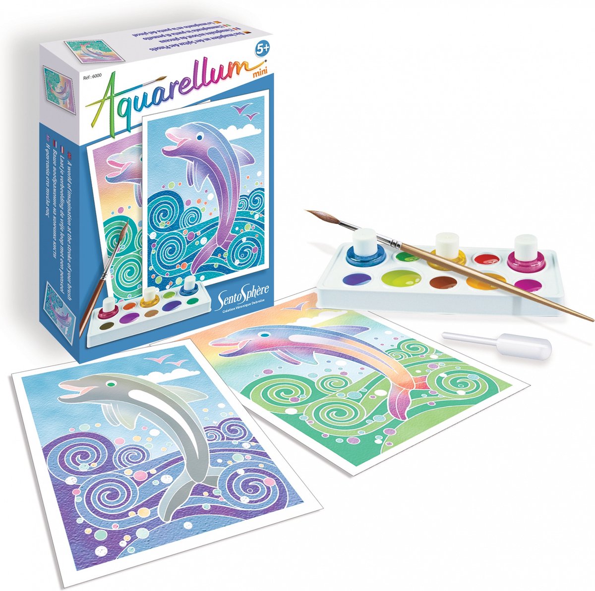 Sentosphère aquarellum Mini-Delfine