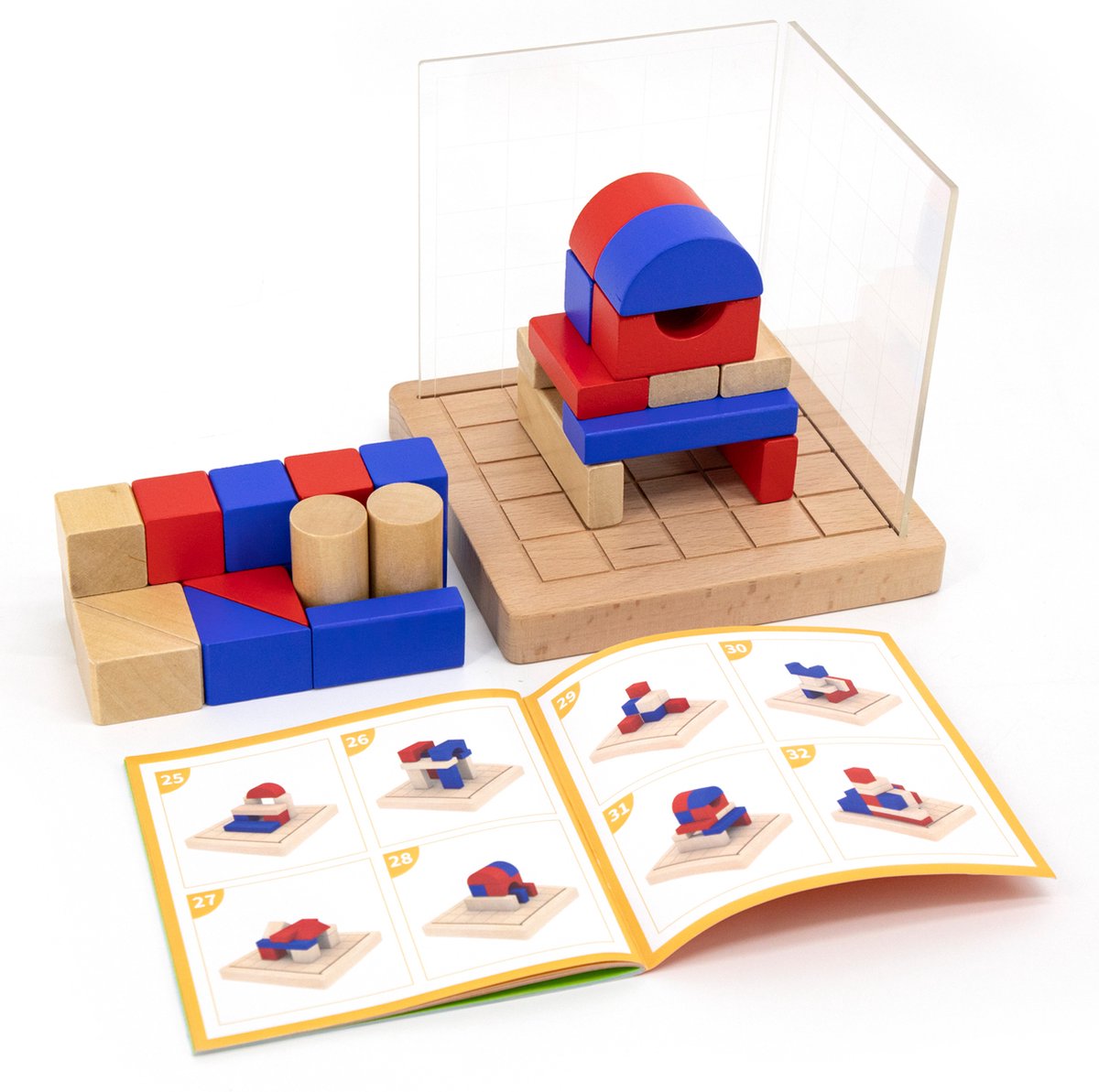 Viga toys® houten 3d blokkenspel