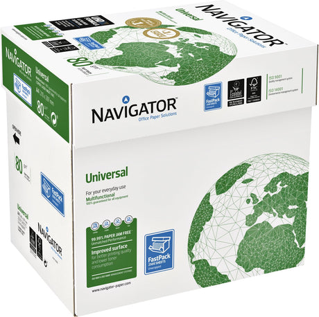 Navigator-Kopierpapier Universal Nonstop 5x500 Blatt A4 80gr weiß