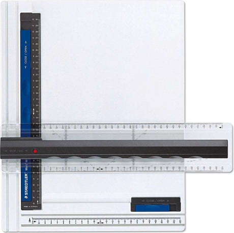 Staedtler - Zeichenbrett Mars 661 - mit parallelem Zeichenlineal - A4