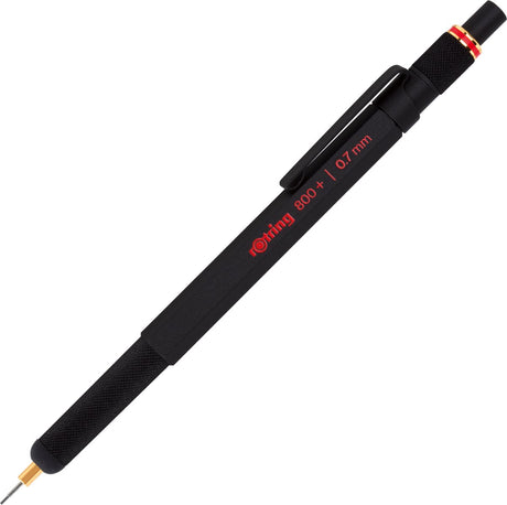 Rotring 800+ Druckbleistift und Touchscreen | 0,7 mm | schwarzes Metallgehäuse