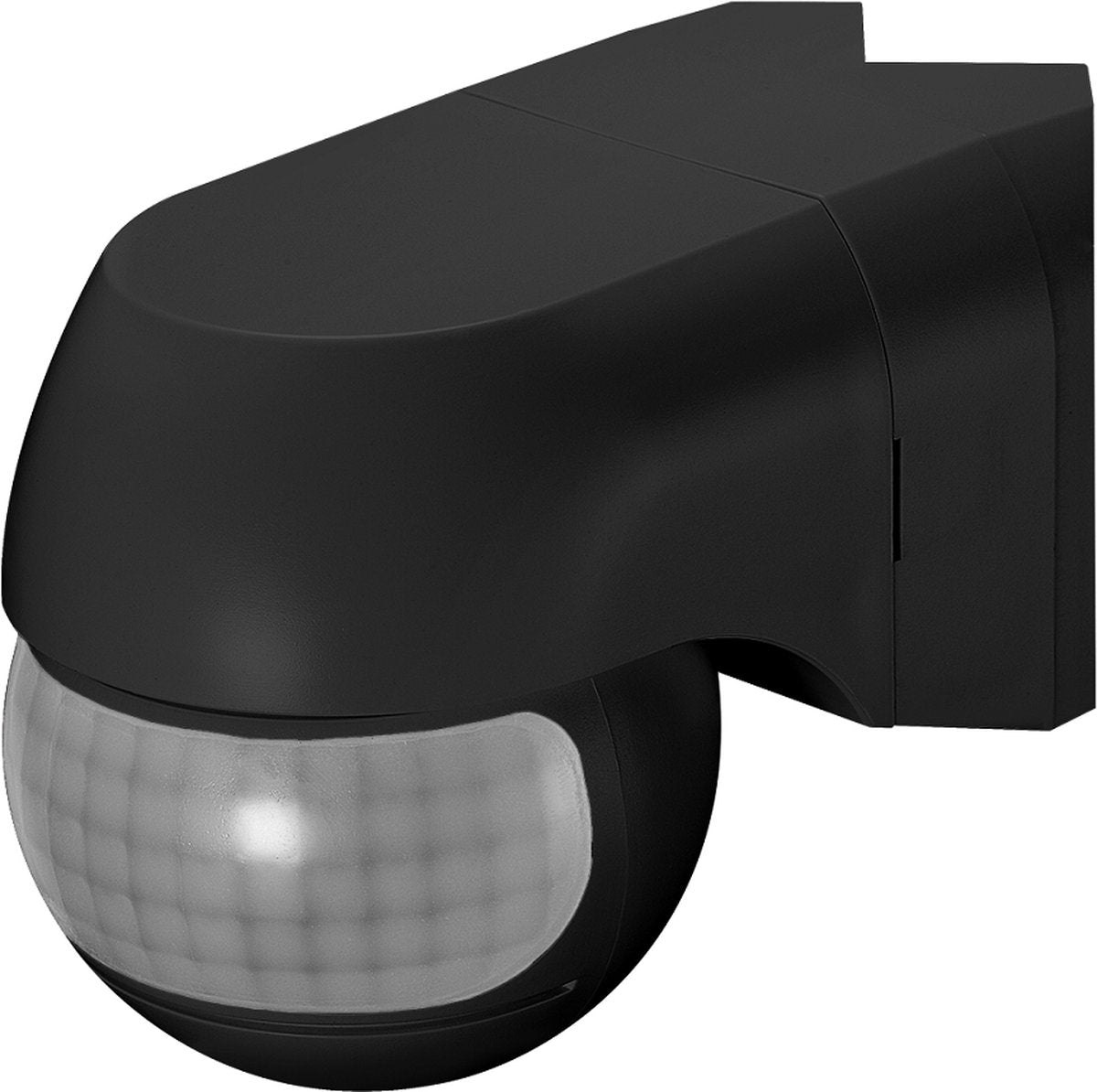 Orno Pir-Bewegungsmelder – Bewegungssensor LED – verstellbar – Eckmontage – 220°-Erkennung – IP44 – Schwarz