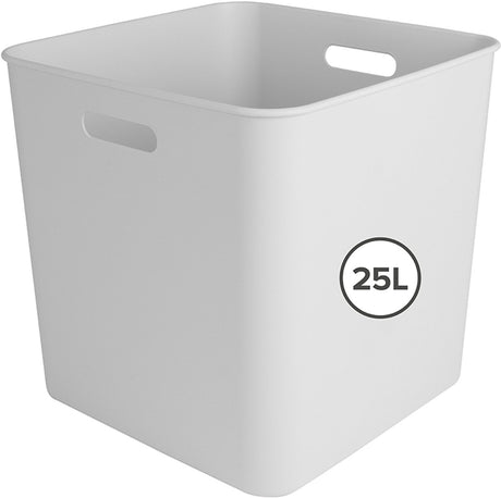 Sunware sigma home cube box 25l - 31.8x31.8x31.1 cm - wit