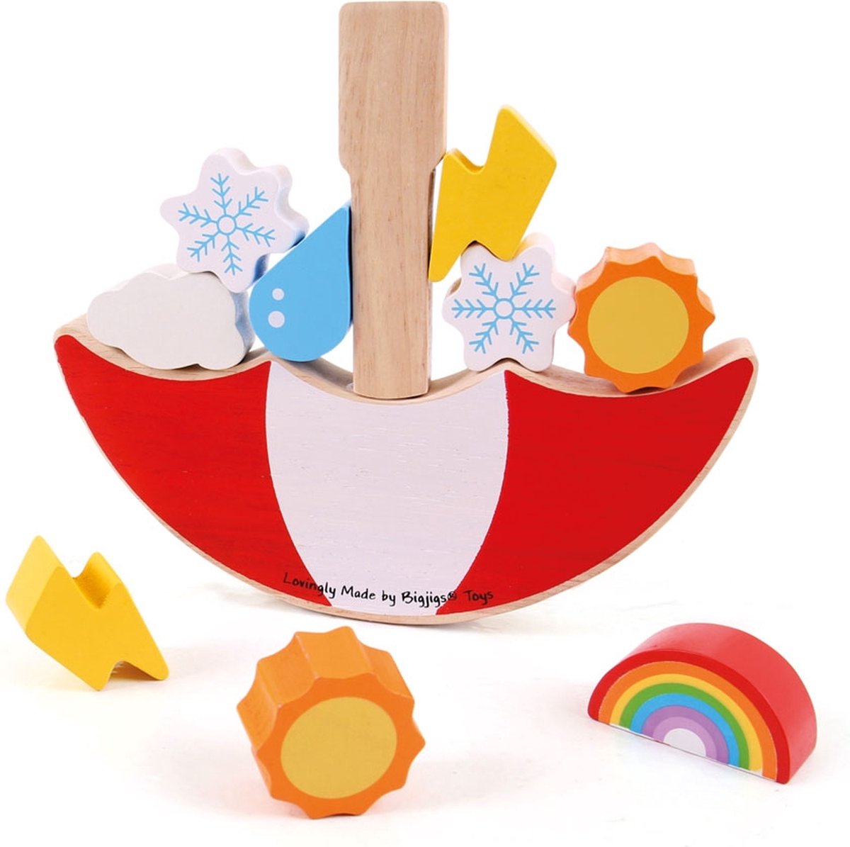 Wieder ein Balancespiel aus Holz von Bigjigs