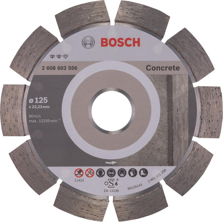 Bosch - Diamant-Trennscheibe Expert für Beton 125 x 22,23 x 2,2 x 12 mm