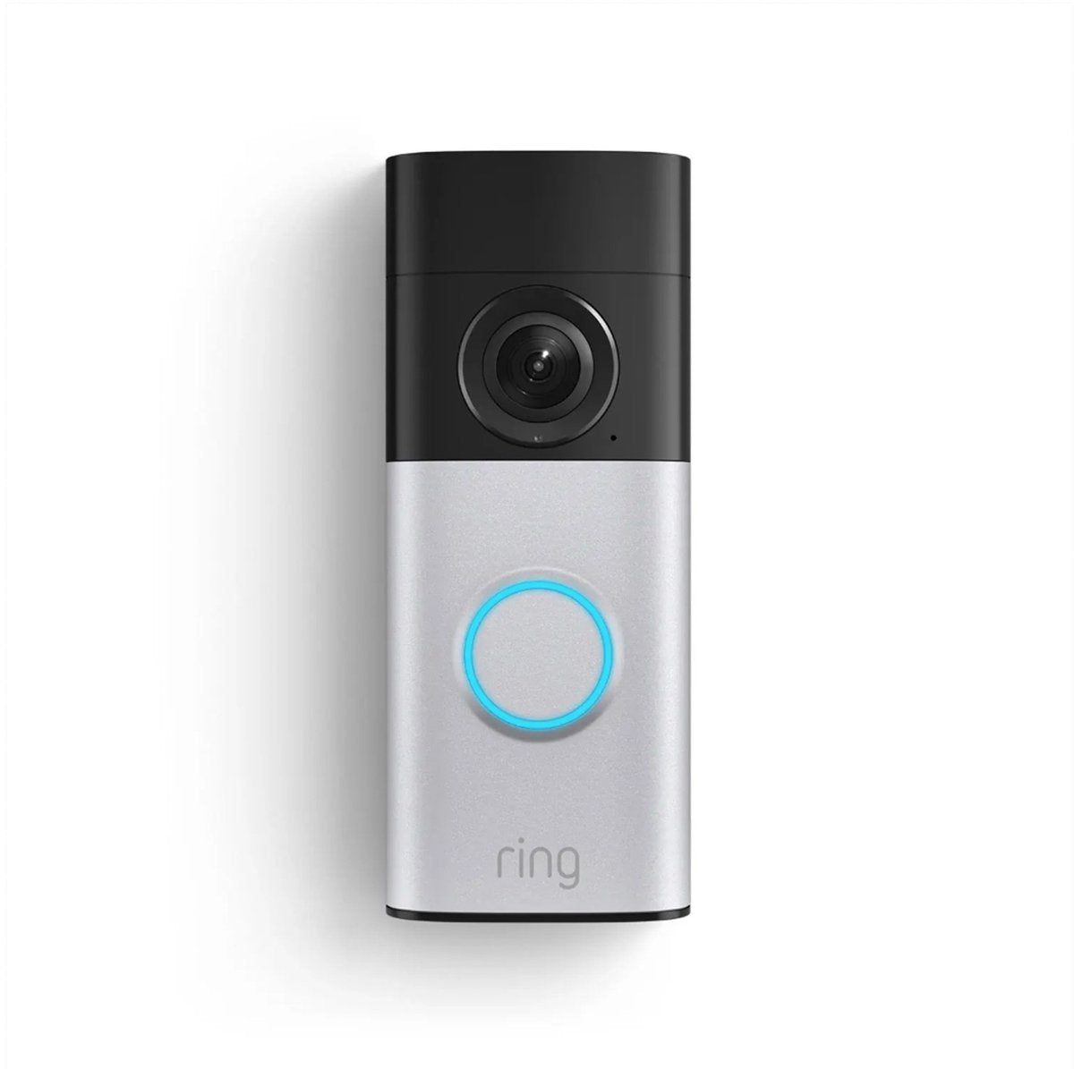 Ring Wired Video Doorbell Plus – Nickel satiniert – Festanschluss – Netzhaut 2K