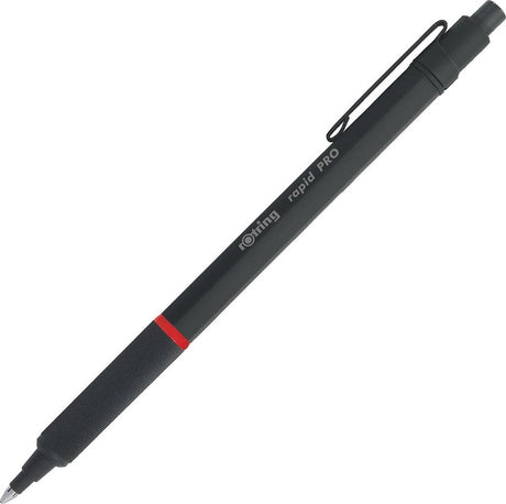 Rotring Rapid Pro Kugelschreiber | mittlerer Punkt | blaue Tinte | schwarz