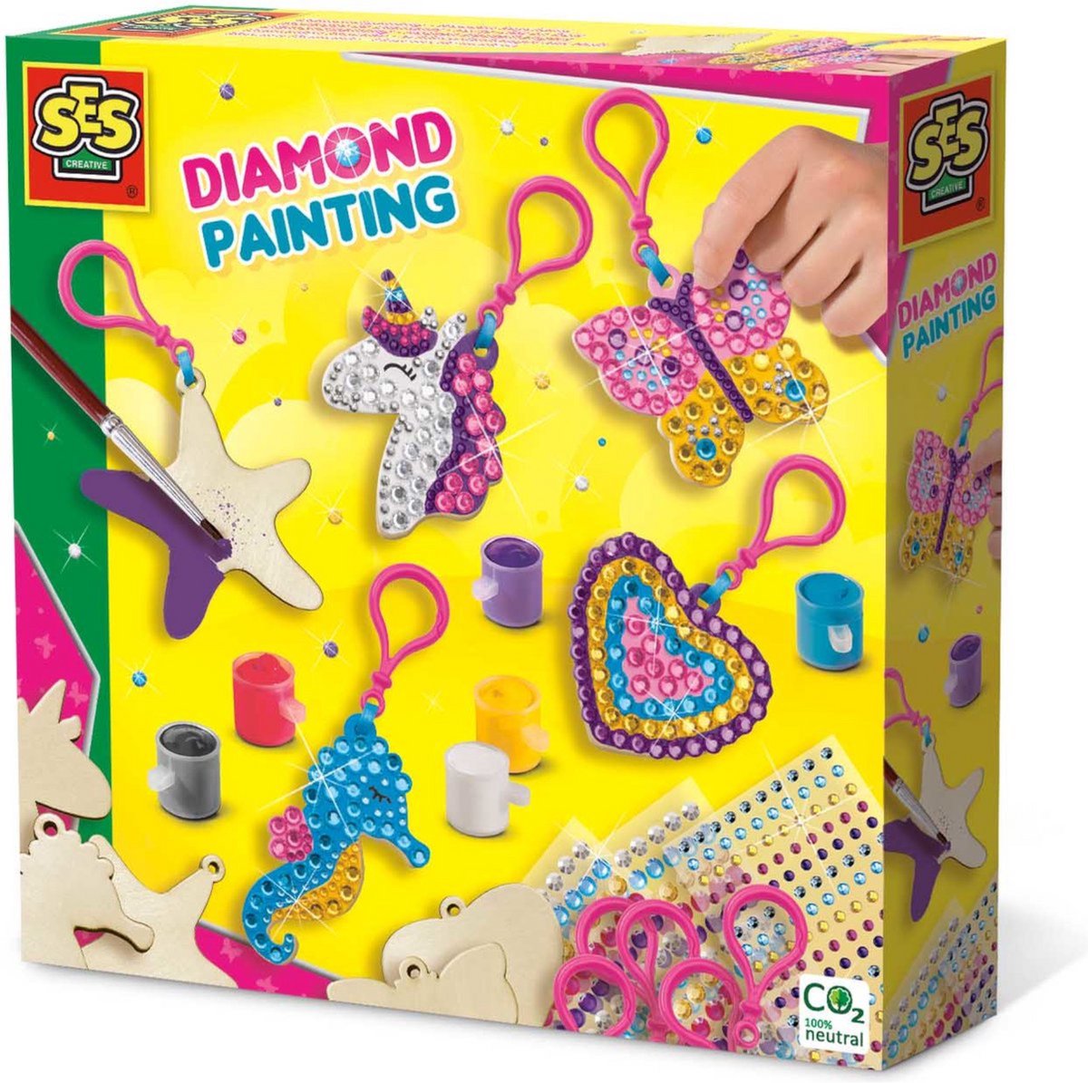 SES Diamond Painting - Holzschlüsselwechsler