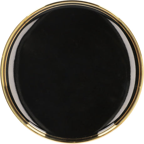 Homla - Dessertteller - sensorisch - glänzend schwarz - 15 cm