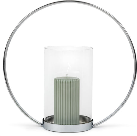 Zilverstad - windlicht elana zilver kleur - moederdag cadeautip!