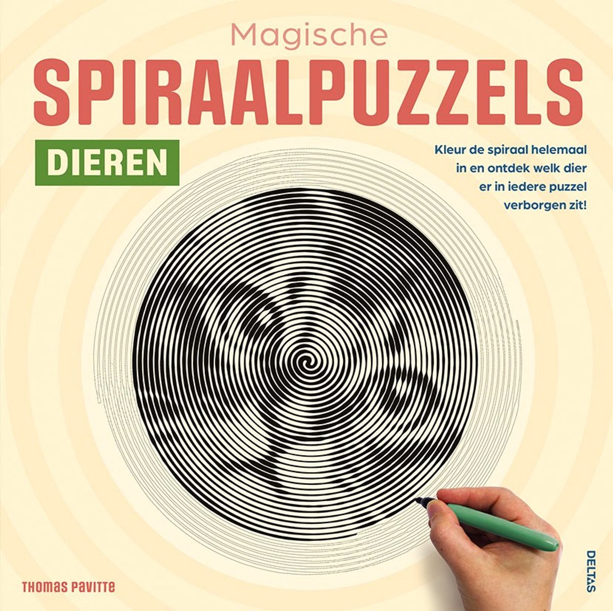 Deltas magische Spiralrätsel – Tiere – logische Bilderrätsel