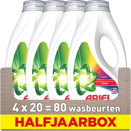 Ariel Flüssigwaschmittel Color – 4 x 20 Wäschen