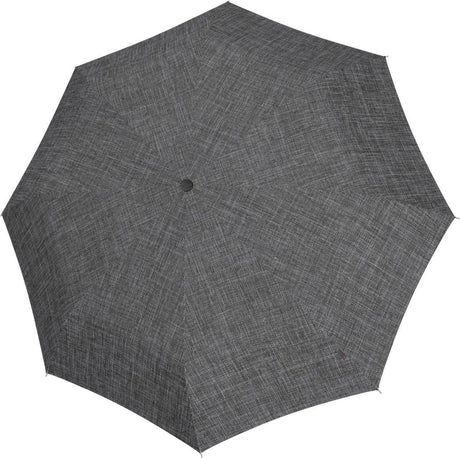 Reisenthel Umbrella Pocket Duomatic Faltschirm – ø 97 cm – Twist Silbergrau