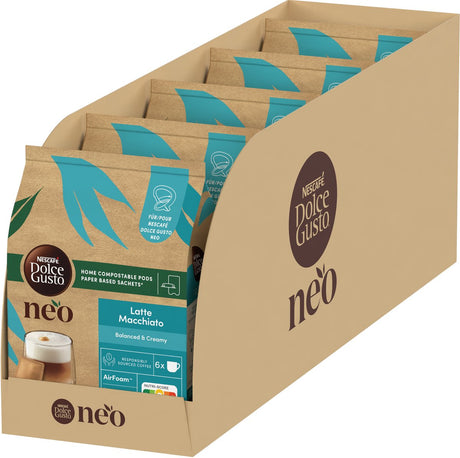 Nescafé Dolce Gusto Neo – Latte Macchiato – 60 Pads für 30 Tassen Kaffee