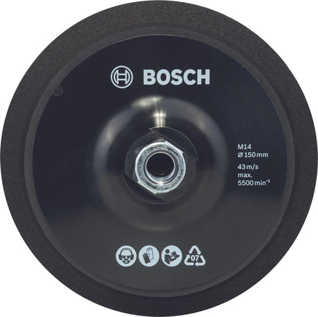 Bosch Stützteller M 14 - ø 150 mm - mit Klettverschluss