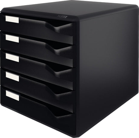 Leitz Schubladenelement mit 5 Schubladen - Schwarz