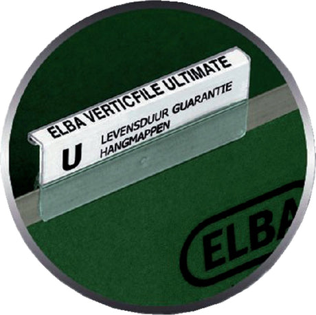 Elba ruiterstrook tbv verticfile ruiters 65x16mm wit