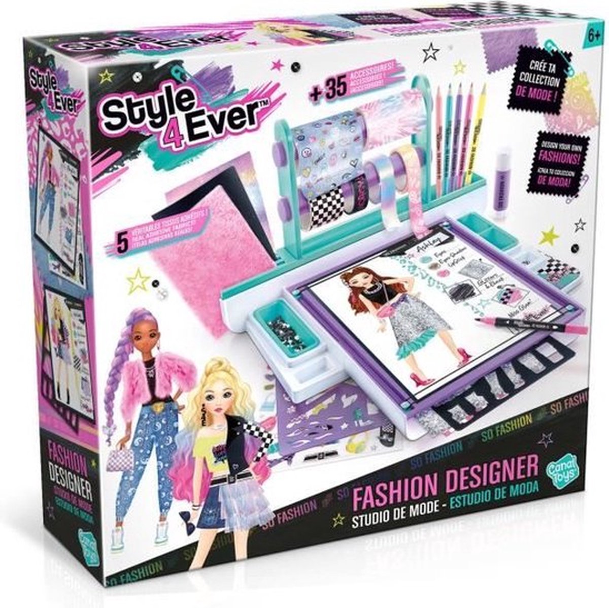 Modedesignerstudio sortiert