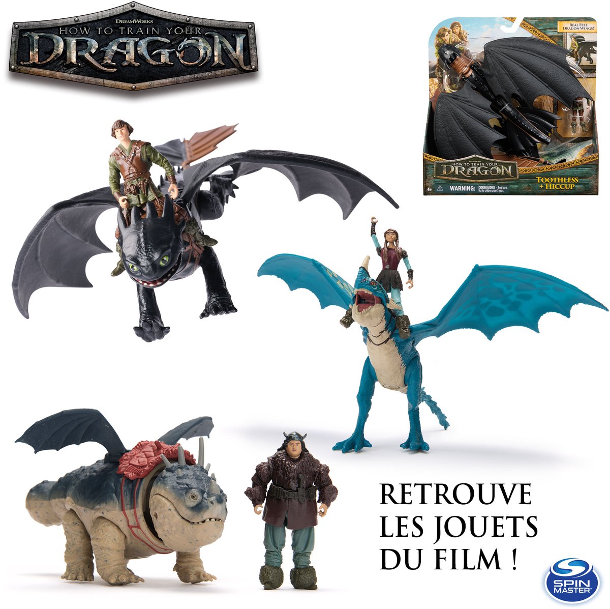 Dreamworks-Drachen, wie man seinen Drachen zähmt – wie man einen Drachen zähmt – böse Viper und Astrid – Wikinger-Duo-Actionfiguren – Spielzeug