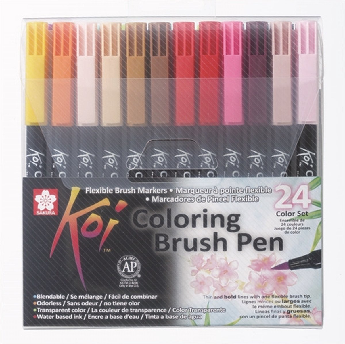 Sakura Koi Malpinselstift-Set | 24 Farben