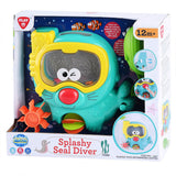 Playgo Badespielzeug Spritzsiegel mit Taucherbrille