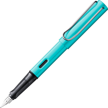 Lamy al-star Turmalin Füllfederhalter | Aluminiumgehäuse | ergonomischer Griff | Stahlfeder b | einschließlich blauer T10-Tinte