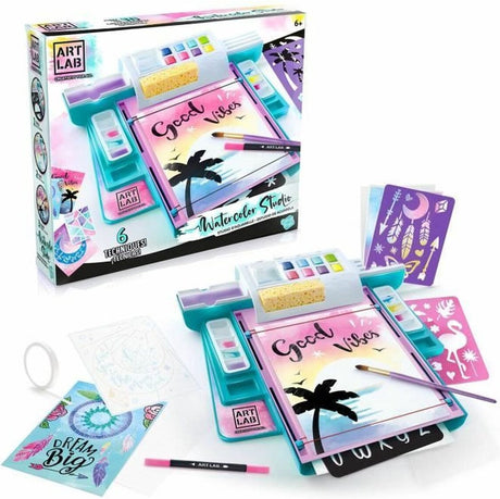 Markenloses Sans-Marque-Set für Aquarellbilder, Kanalspielzeug, gute Stimmung