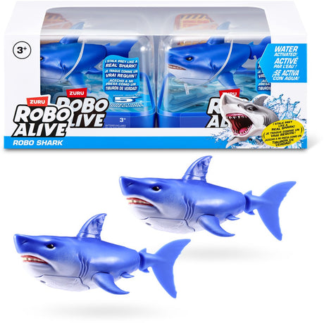 Robo alive water activated shark by zuru