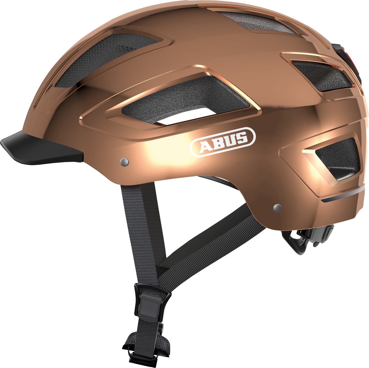 Abus Hyban 2.0 Fahrradhelm Chrom Rose M (52 bis 58 cm)