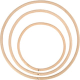 Creativ Company Bambusringe 15,3-25,5 cm natur 3 Stück