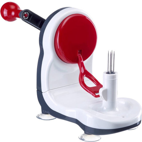 Westmark Apfelschälmaschine, Kunststoff Edelstahl, Lauf, weiß dunkelgrau rot, 97082260