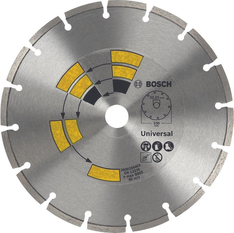 Bosch - Diamanttrennscheibe Universal 125 x 22 x 1,7 x 7,0 mm