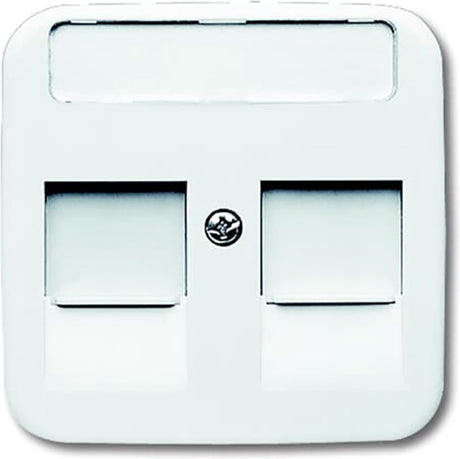 Busch-Jaeger Busch Jaeger Reflex Si Central Plate Modular Jack Alpin White 1800-214