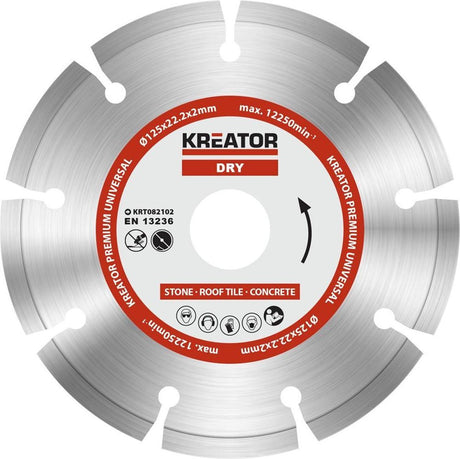 Kreator krt082102 diamantschijf d125 premium