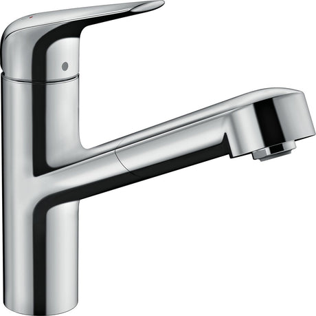 Hansgrohe Focus M42 – Küchenmischbatterie – Einhebelbedienung – 150 mm – Chrom