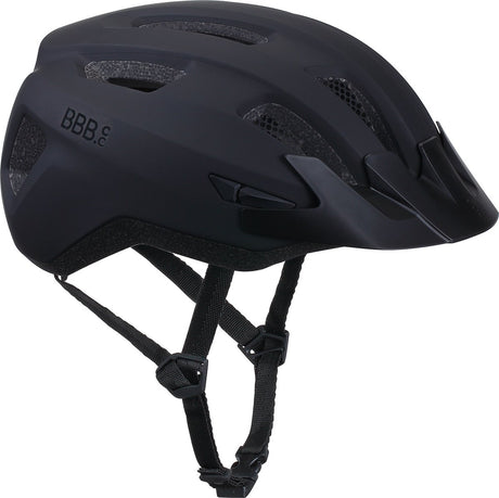 Bbb cycling racefiets helm - large: 58 - 62 cm - wielrennen, mtb stadfiets - wasbare padding - met bevestiging achterlicht - fietshelm dames heren - mat zwart - condor 2.0 bhe-173