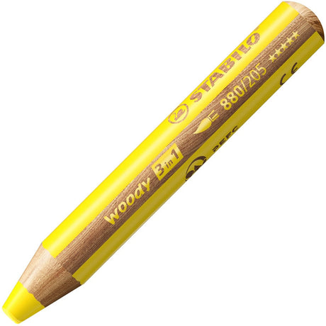 Stabilo Woody 3 in 1 – Multitalent Buntstift – Gelb