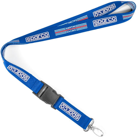 Sparco Martini Racing Lanyard Martini Racing Schlüsselanhänger – blau – mehrfarbig – Größe Einheitsgröße