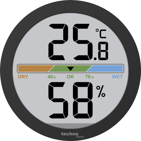 Technoline-Thermometer – ws 9418 – 60 x 60 x 15 mm – schwarz – tl-ws9418