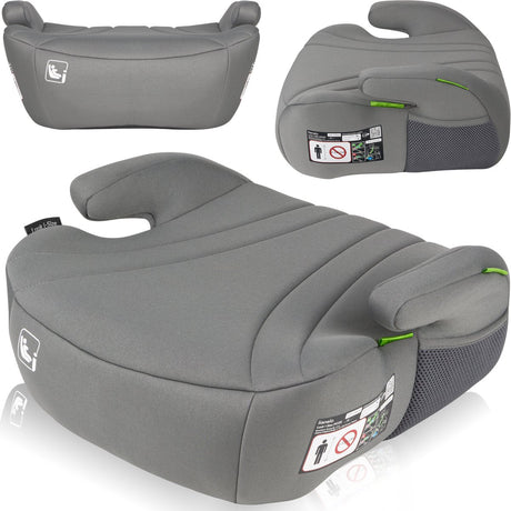 Lionelo luuk i-size – Sitzerhöhung Auto 6–12 Jahre 125–150 cm – breiter Sitzerhöhung mit EPE-Schaum – ergonomische Armlehnen – waschbarer Bezug – Autositz
