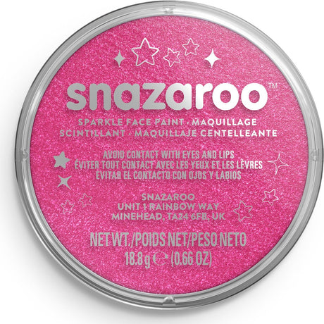 Snazaroo Gesichtsfarbe Perlmutt 18 ml funkelndes Rosa