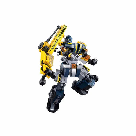 Sluban Exosuit Roboterkran Bauspielzeug 2in1 Actionfigur – Konstruktionsspielzeug – Bauset mit 246 Bausteinen – M38‑B1315 – ab 6 Jahren